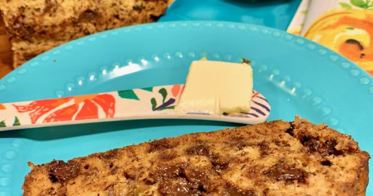The Greatest Antioxidant Dark Chocolate Almond Banana Bread