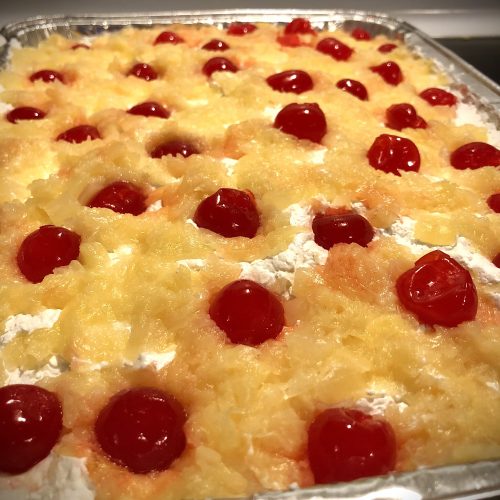 Nana's Better Than Sex Pineapple and Cherry Cake