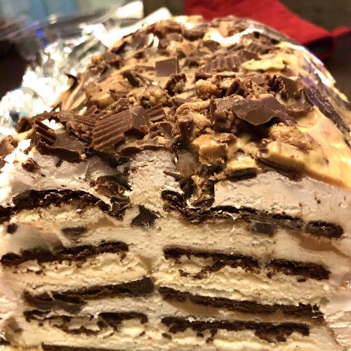 reese's ice cream sandwich cake