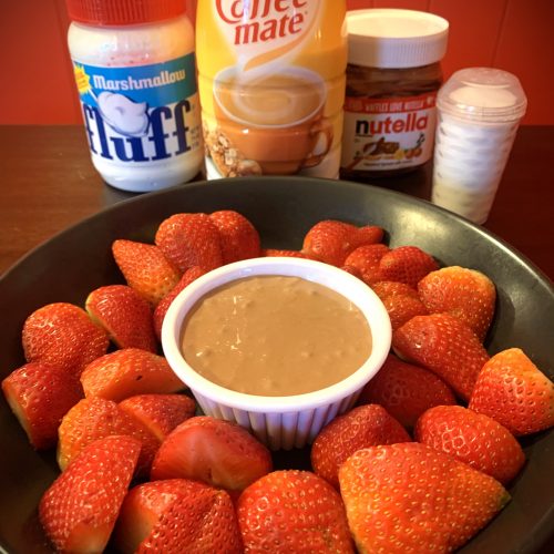 Nutella Hazelnut Fluff Fruit Dip