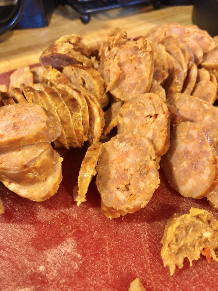 slow cooker cheesy tortellini roasted sausage