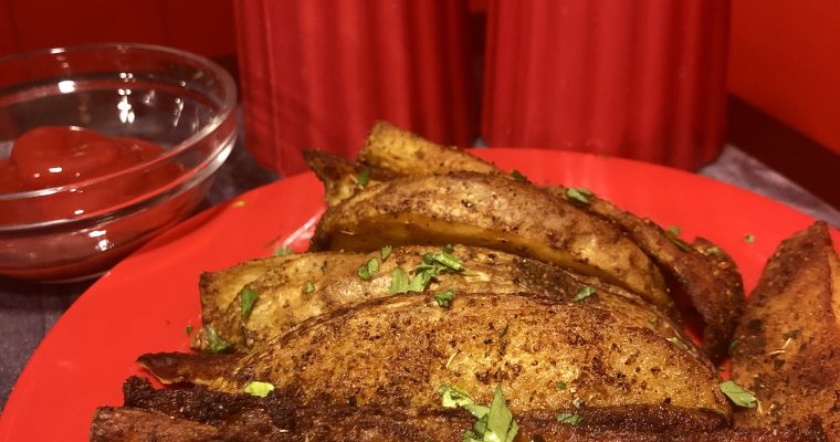 Simple Sensational Homemade Spicy Potato Wedges
