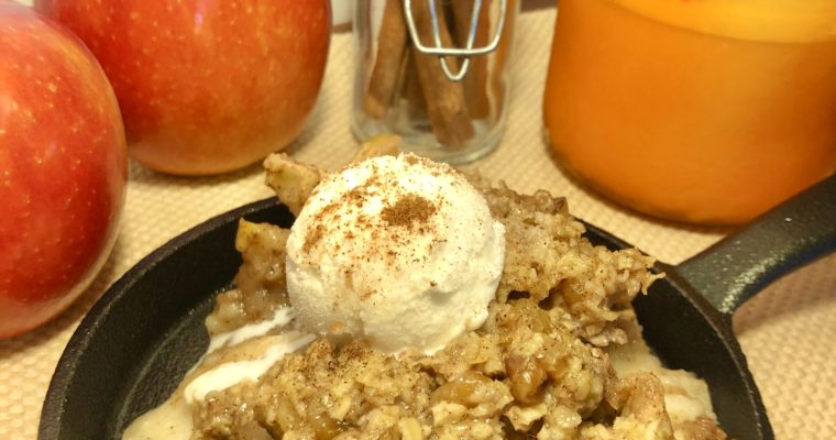 Warm New England Apple Crisp