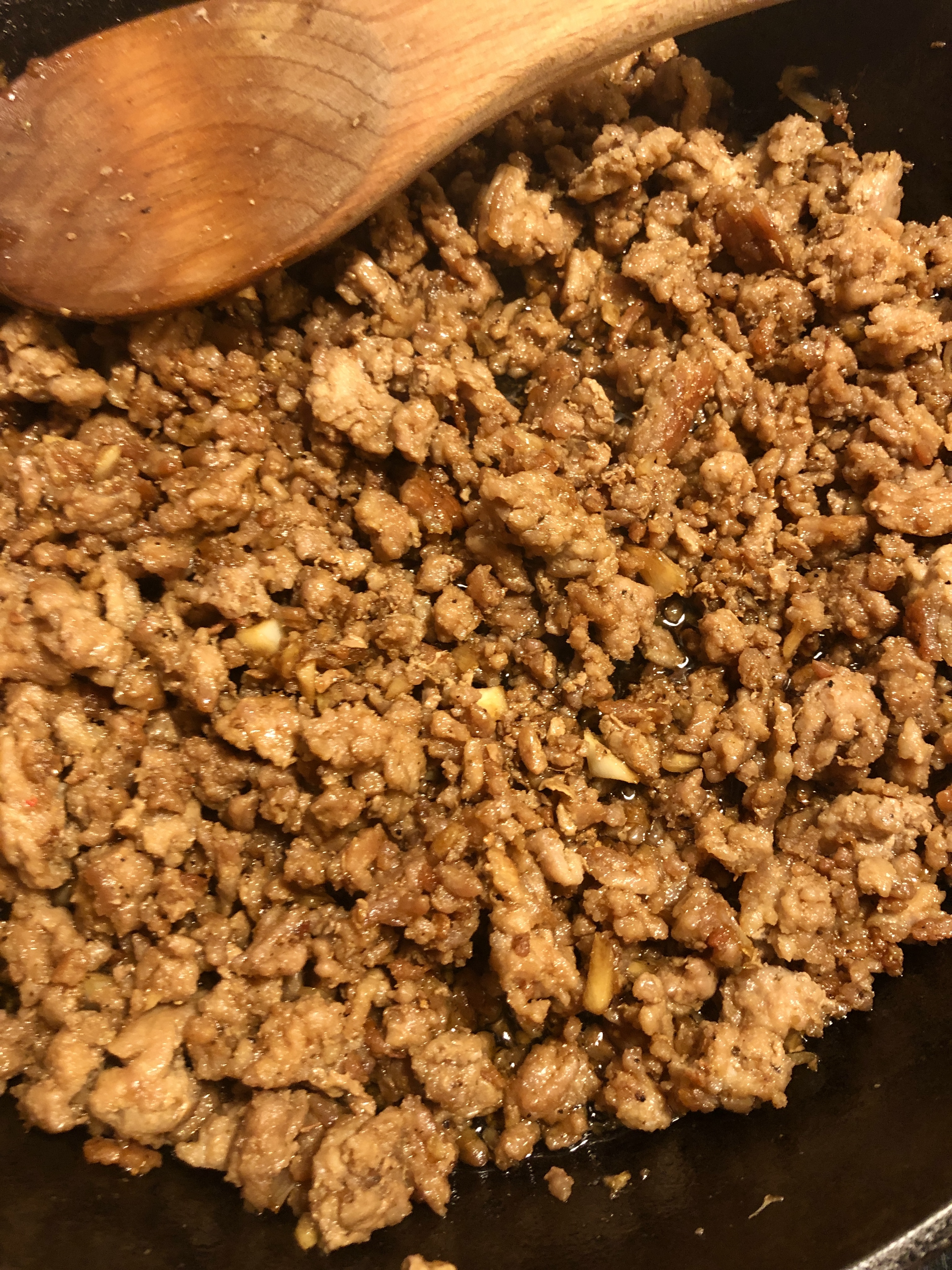 Caramelized ground pork